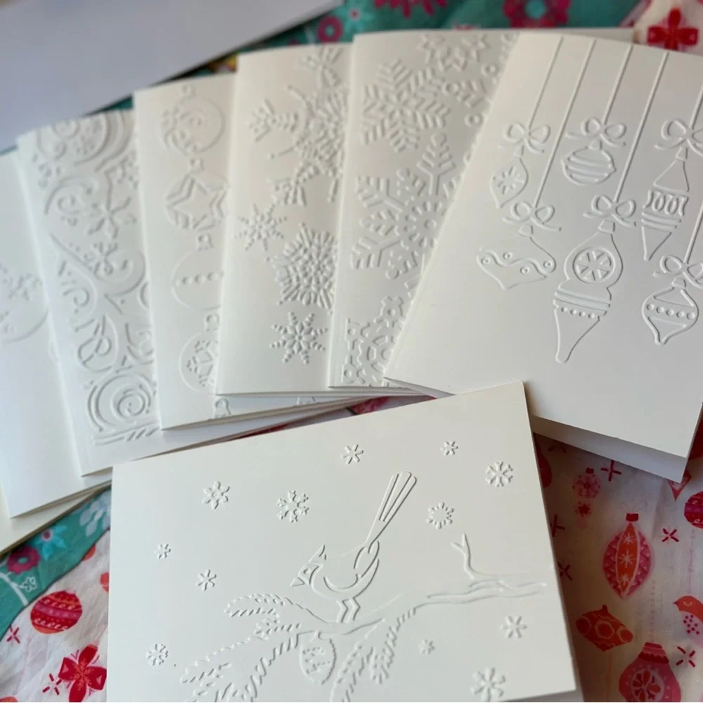 Embossed Holiday Cards